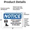 Signmission 5 in Height, 7 in Width, Vinyl Decal, Rectangle OS-2PACK-NS-D-57-L-16514 - alternate 2